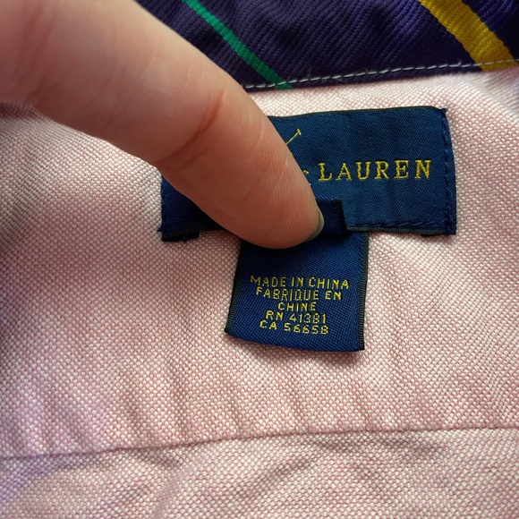 Ralph Lauren Pink Girls Polo Shirt Size 6 - Picture 4 of 10